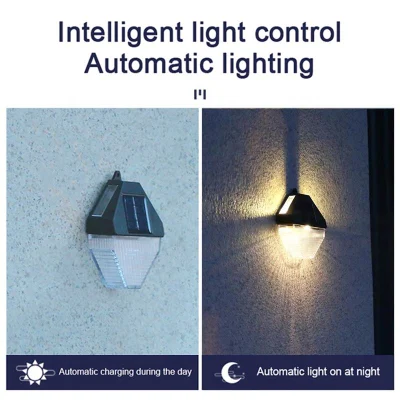 Lampada da parete a LED solare luce per esterni lampada da giardino impermeabile decorazione lampade Per lampade solari intelligenti con luce da parete Courtyard Street