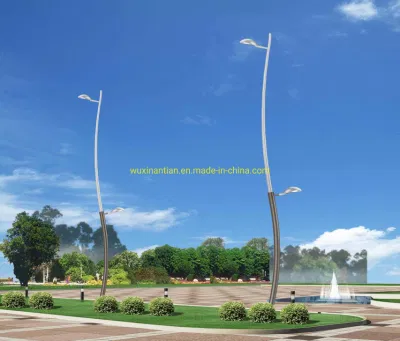 Lampada da giardino in alluminio anodizzato conico per esterni decorativo da strada