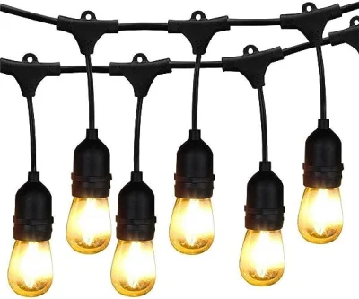 Luci a corda con Festoon LED vintage