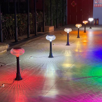 Luce solare prato Super luminoso Giardino Villa prato luce all&prime;aperto Waterproof LED elettrico Giardino LED Bollard luce zanzara Killer