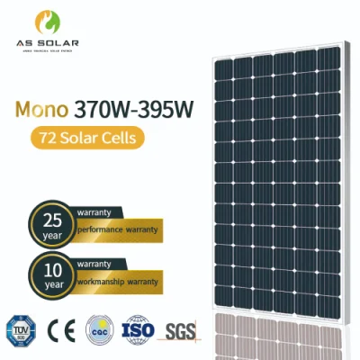 Pannello solare mono 375W per Garden Lights Mini pannello solare Sistema di tracciamento