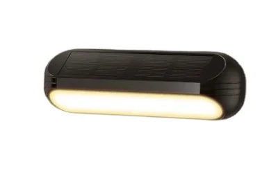 Ecologico solare Backyard luci balcone Stair Fence Solar Powered Floor Applique impermeabile per esterni LED Ground