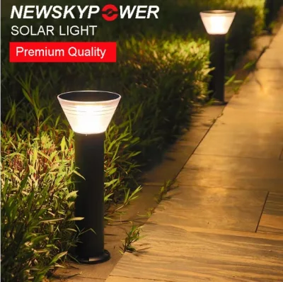 Design unico Outdoor impermeabile lampada solare fence cancello principale Pilastro luce Villa Giardino Parco Bollard Solar Post Top Paesaggio Lampada