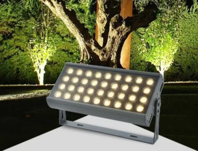 Proiettore LED RGB IP66 DMX da 72 W decorativo per esterni, architettura Per illuminazione di facciate di edifici