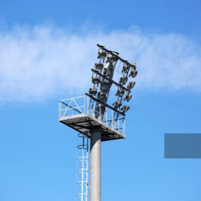 Solare/LED faretto/proiettore galvanizzato acciaio/metallo Sport/Stadio/esterno/strada lampada ad alto palo/illuminazione/palo luminoso con prezzo all&prime;ingrosso/Produttore/fabbrica