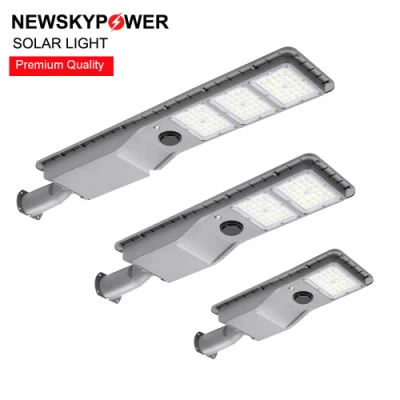 Newskypower Commercio all&prime;ingrosso IP65 impermeabile per esterni all-in-one 200 W a parete solare Lampada stradale