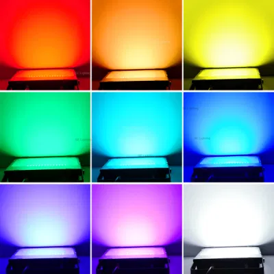 Proiettore LED RGBW DMX per esterni con proiettore LED RGB IP65 da 200 W. Luce S