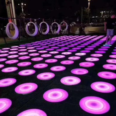 Lampada da pavimento solare LED impermeabile decorativa da giardino per esterni Per luci a Y con percorso orizzontale