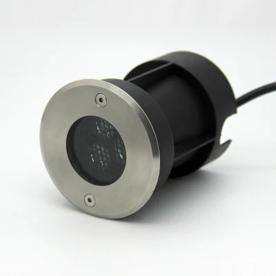 LED RGB a incasso impermeabile IP68 per esterni con deck per sottotensione Illuminazione da pavimento a pozzetto per giardini