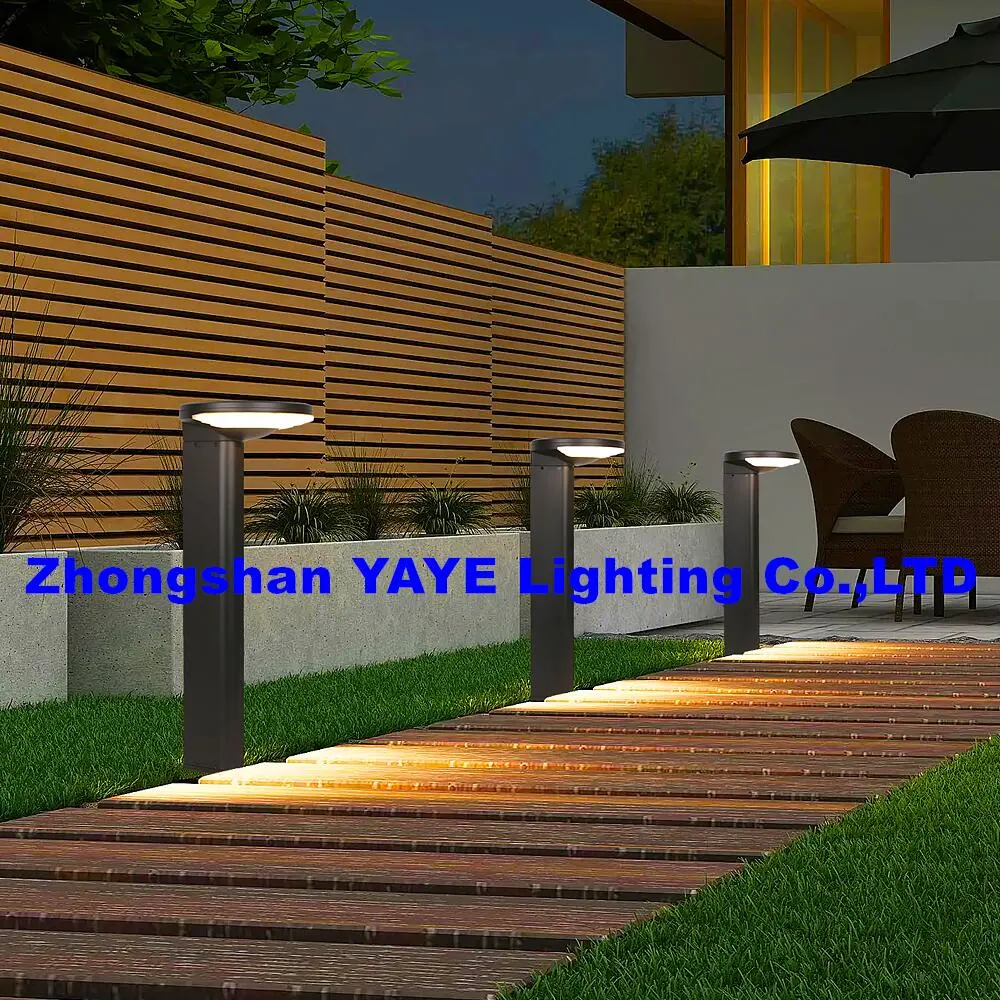 Yaye 2024 CE Factory Price Outdoor Waterproof 50W LED Solar Lamp Waterproof Outdoor Garden Solar Lawn Landscape Bollard Light with 1000PCS Stock