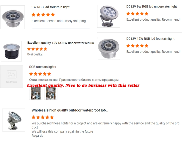 Low Voltage Underground IP68 Waterproof Recessed Outdoor Deck RGB LED Inground Well Floor Light for Garden Landscape