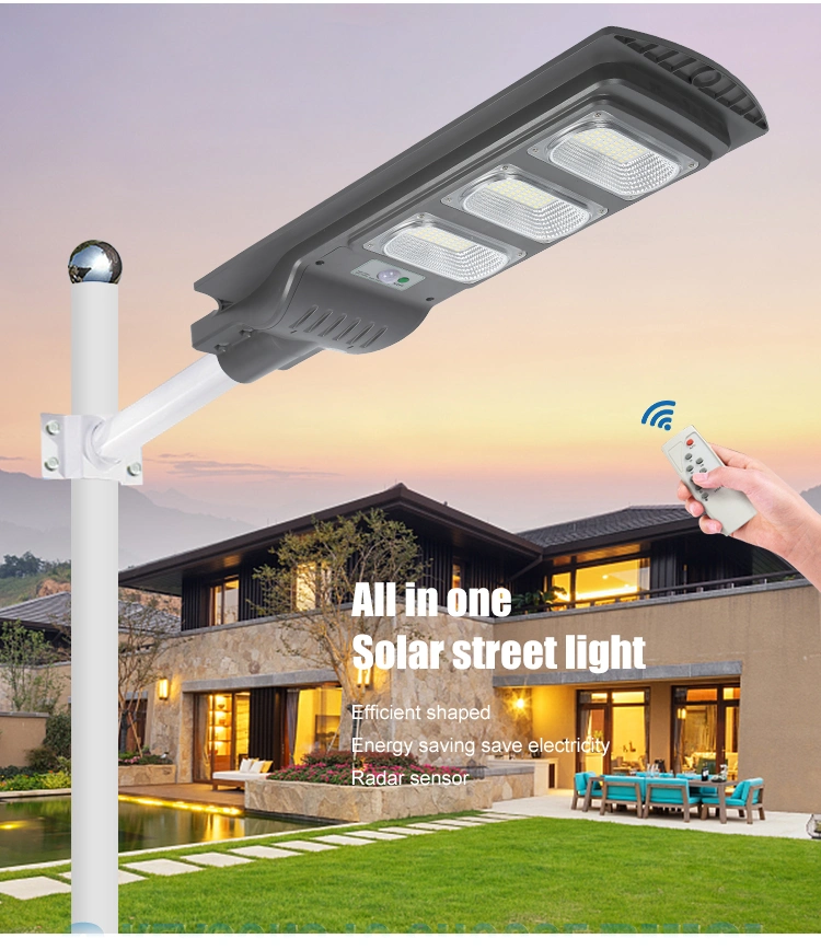 Good ABS 30W 60W 90W 120W 150W Outdoor Integrated Solar Street Light