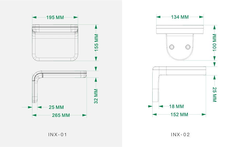 Sunpal IP66 Waterproof Small Round Square Solar Garden Lights