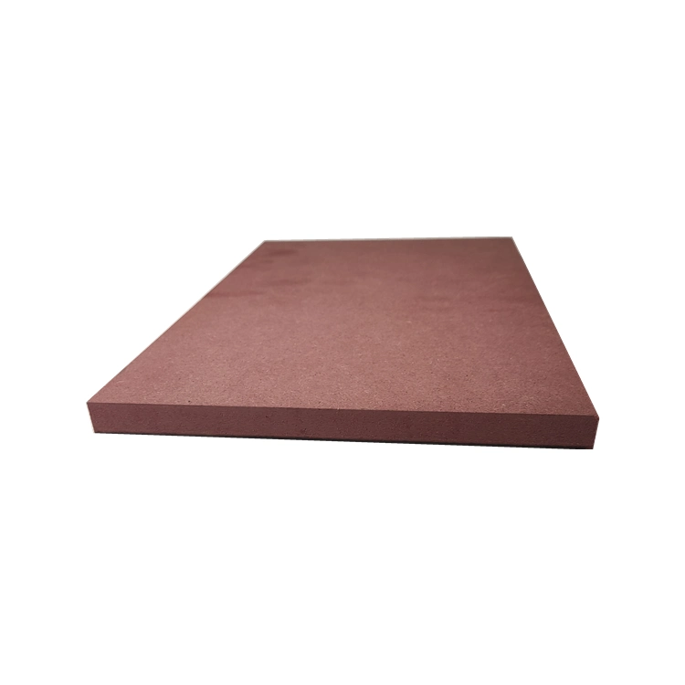 Red Fire Resistant MDF Board for Public Places