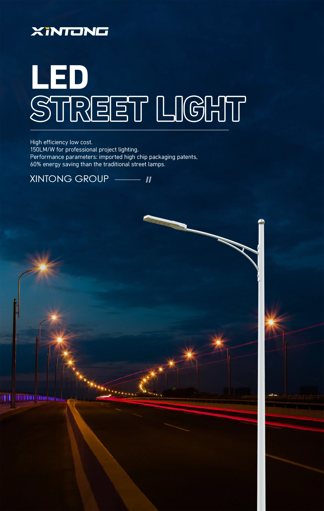 Solar LED Energy Saving Outdoor Power Street Waterproof Road Garden Landscape Street Light Lighting