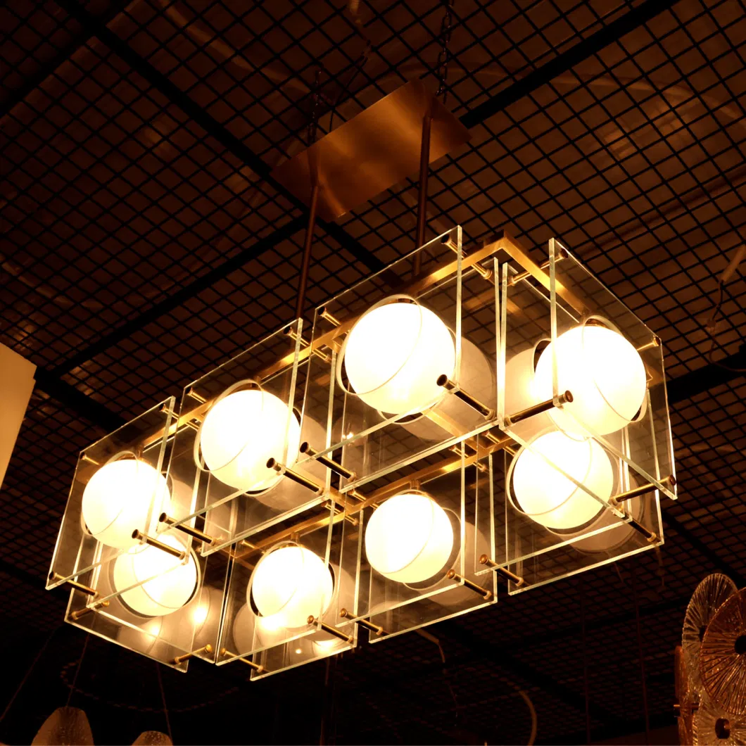 Original Design Indoor Modern Luxury Decorative Lamp Glass Hanging Pendant Lamp (6088)