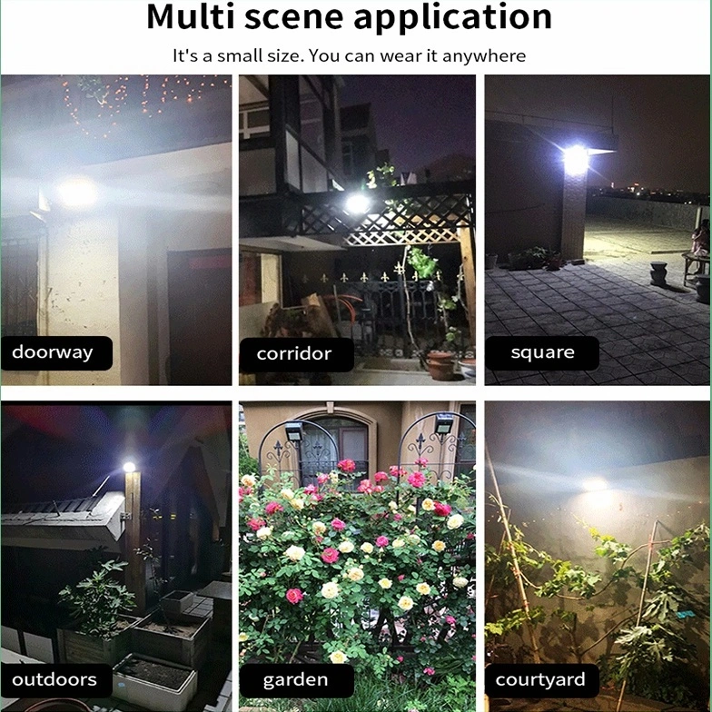 Waterproof Outdoor 300W Solar Reflector LED Solar Spotlights with Remote Control