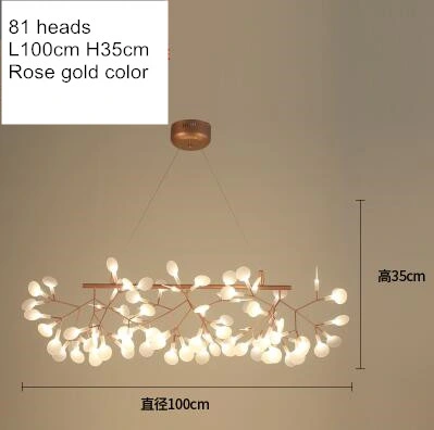 Modern Firefly Decorative Chandeliers Lighting Pendant Lamp (WH-AP-57)