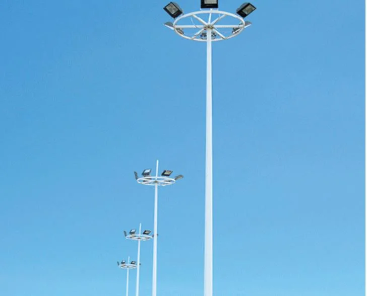 High Power Outdoor High Mast Pole 500W 600W 750W 800W 1000W 1200W 1500W LED Flood Light for Sport Field Stadium Football Square DMX Lighting