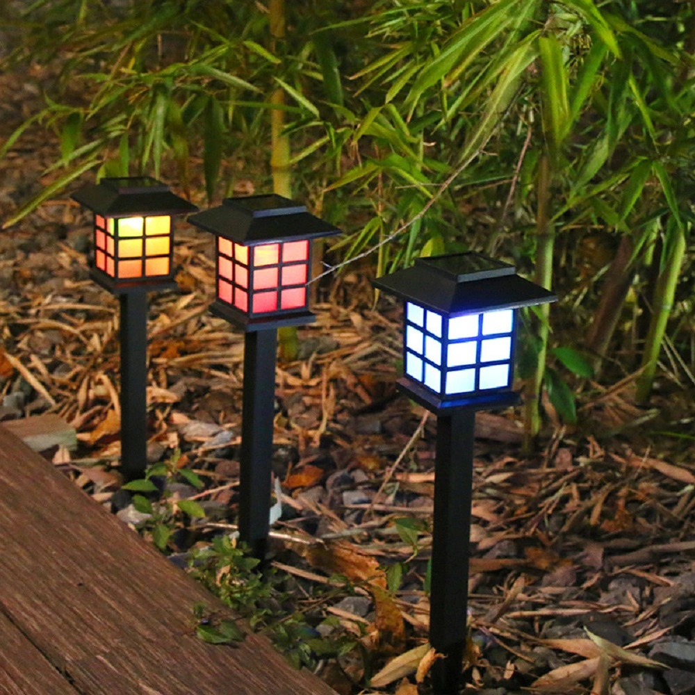 Lawn Yard Bollard IP65 Solar Light Best Battery LED Garden Lamp Bulb