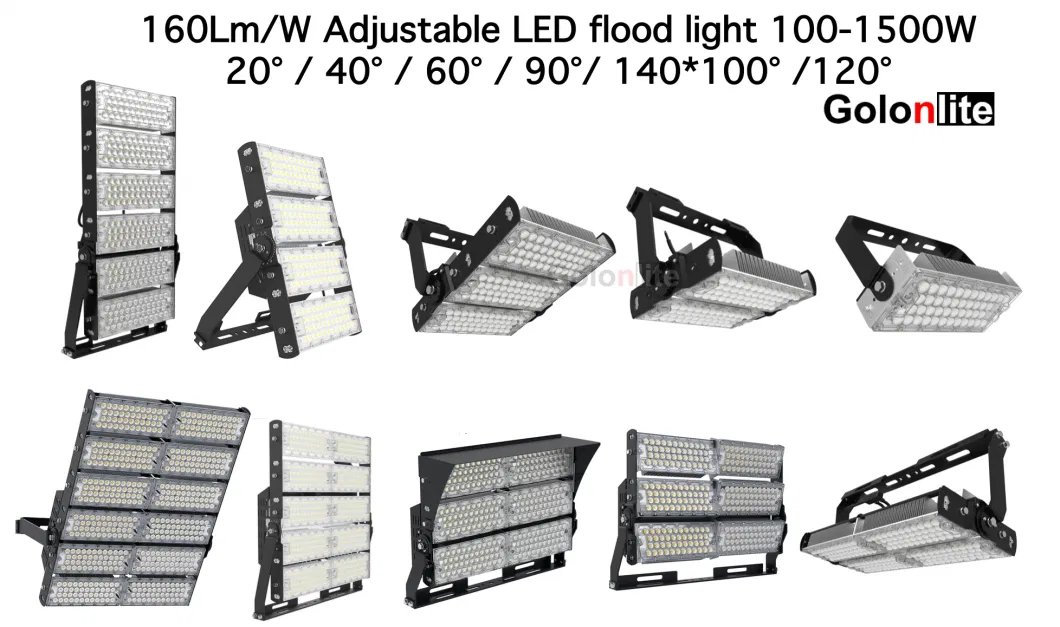 ETL CE Tunnel Basketball Tennis Soccer Football Sport Court Stadium High Bay Lamp Spotlight 100W 120W 250W 300W 600W 1500W 200W 400W 1000W 500W LED Flood Light