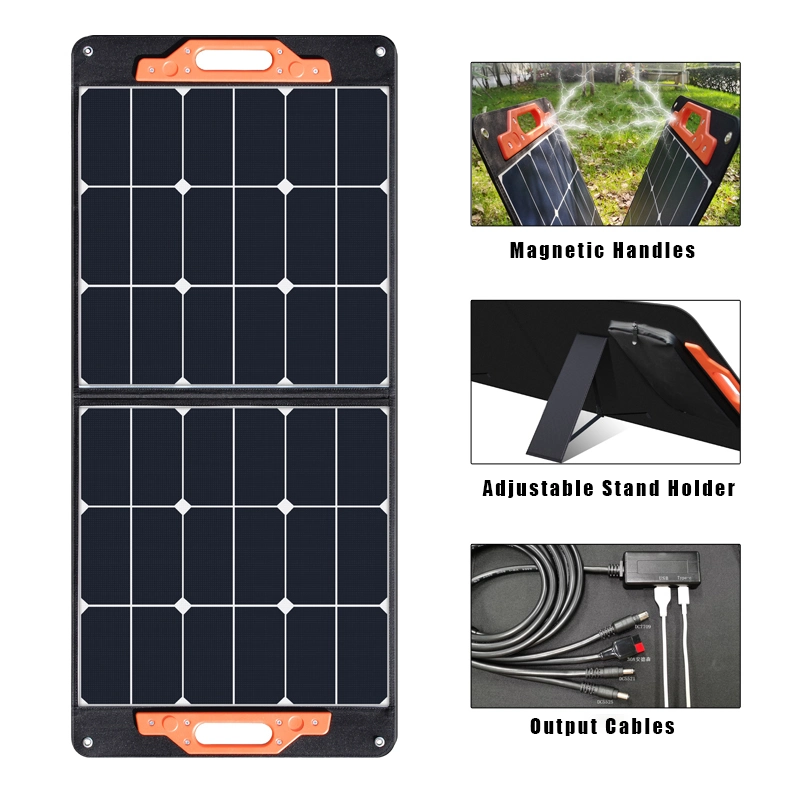 Lightweight Semi Portable Amorphous Monocrystalline Folding Rollable Thin Film Sunpower Waterproof Powerfilm Military Foldable Flexible Solar Panel Kit Mount