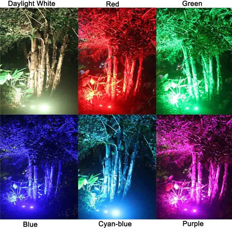 Exterior IP65 RGB DMX512hug Tree Light Garden Spotlight Spot Outdoor LED Flood Light