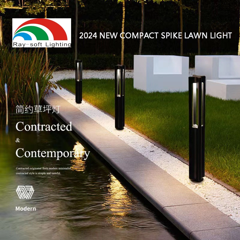 5W LED Aluminum Compact Outdoor IP65 Waterproof Garden Spike Lawn Bollard Light