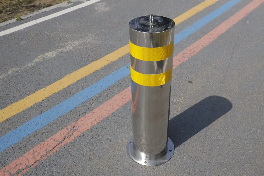 High Quality Safe Passage Steel Bollards for Controlled Street Traffic Barrier