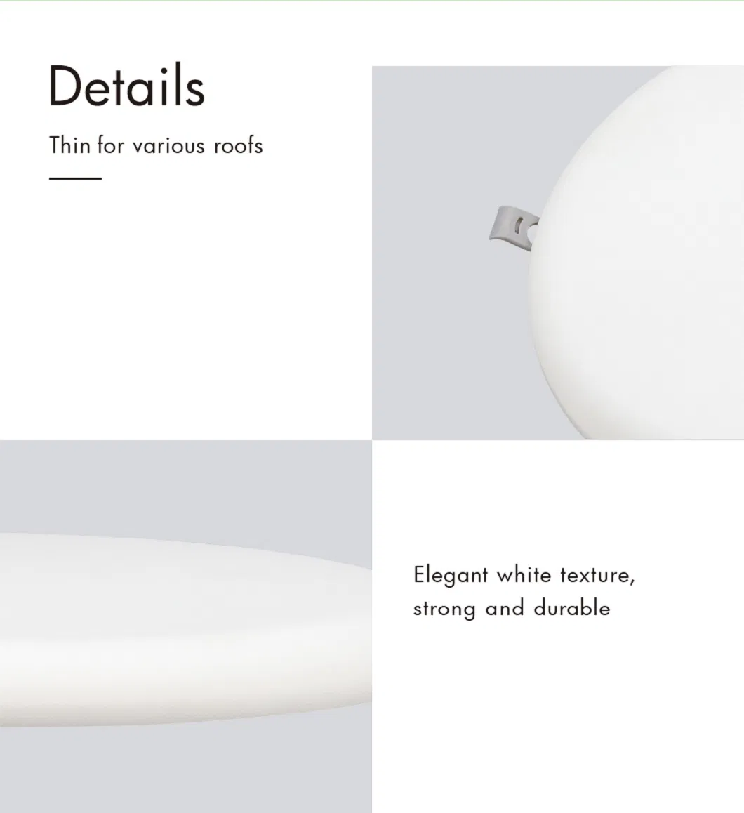 Good Price IP44 6W 12W Recessed Round Ultra Thin LED Panel Light