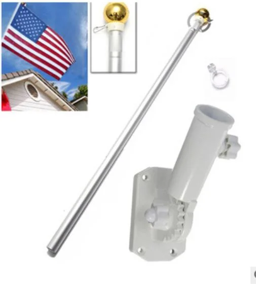 Aluminum Flag Holder Flag Bracket Adjustable Flag Holder Straight Flag Pole