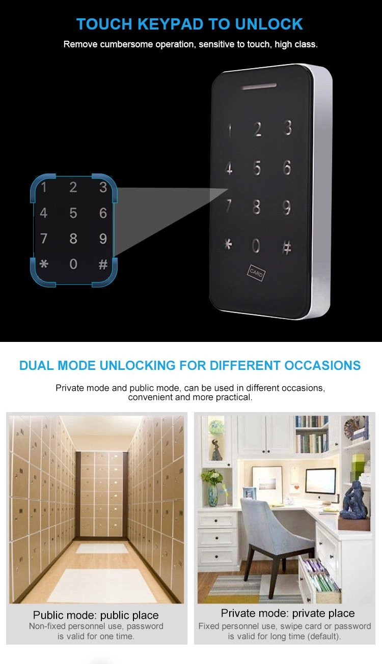 Cl-115 Perfect Quality Smart Card Cabinet Lock Applicable to Public Places Independent Places