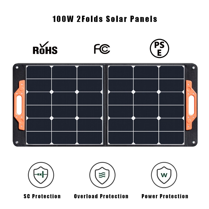 Lightweight Semi Portable Amorphous Monocrystalline Folding Rollable Thin Film Sunpower Waterproof Powerfilm Military Foldable Flexible Solar Panel Kit Mount