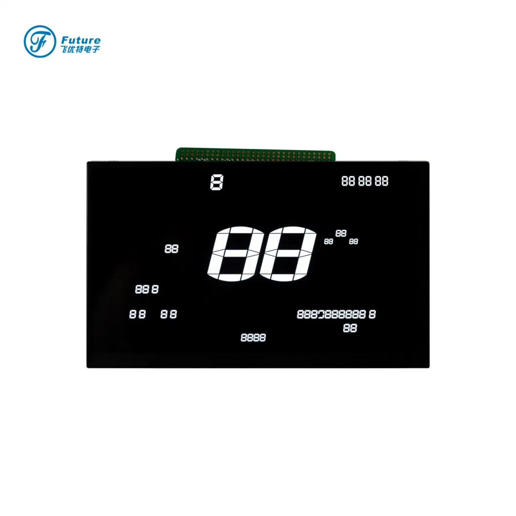 7 Inch Sunlight Readable Mono LCD Display Va Cog Segment LCD Module for Motorcycle