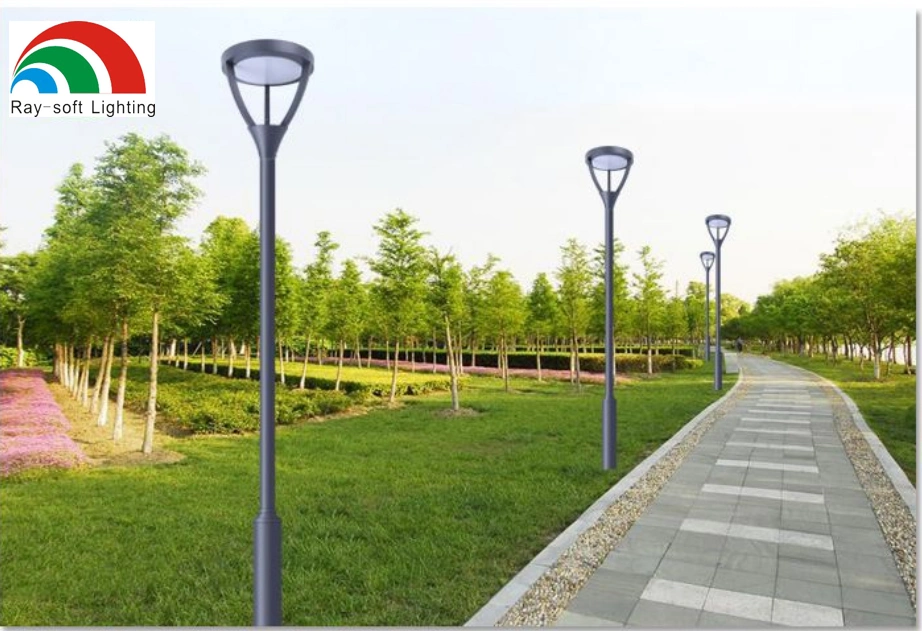 30W/50W/60W LED IP65 Outdoor Landscape Aluminum Post Bollard Street Garden Light