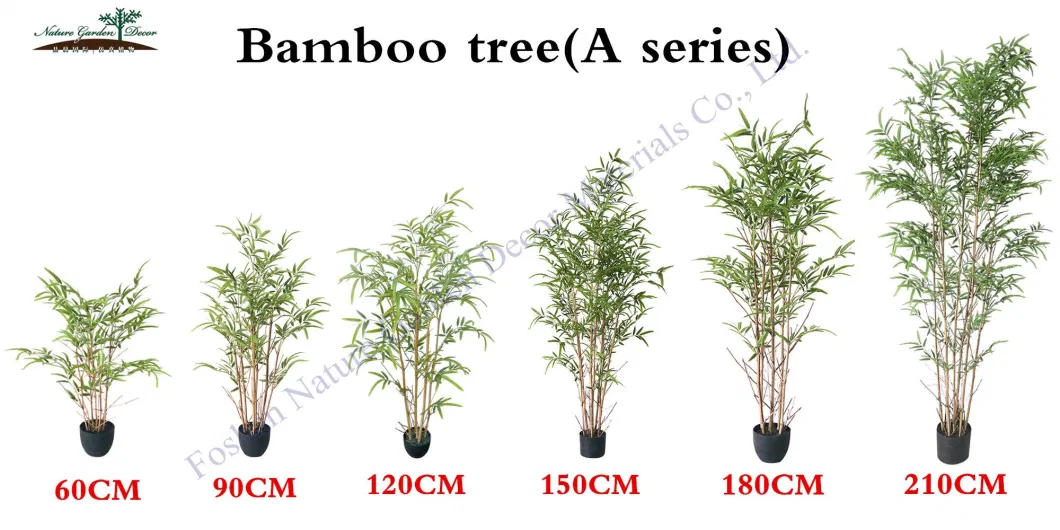 7FT Tall Artificial Outdoor Decoration Tree Bamboo Plant Pot