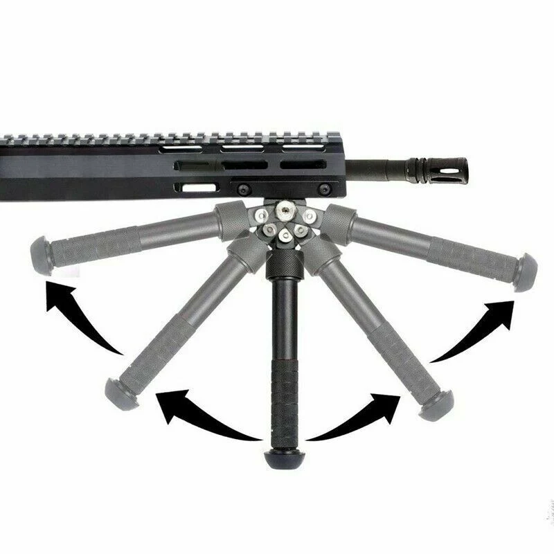 V8 M-Lok Bipod Adjustable 6.5-9 Inches Lightweight Adjustable