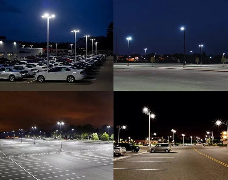 LED Parking Lot Lighting IP65 Waterproof 150W LED Street Light Aluminum Outdoor Commercial Area Flood Lighting for Stadium Sport Garage