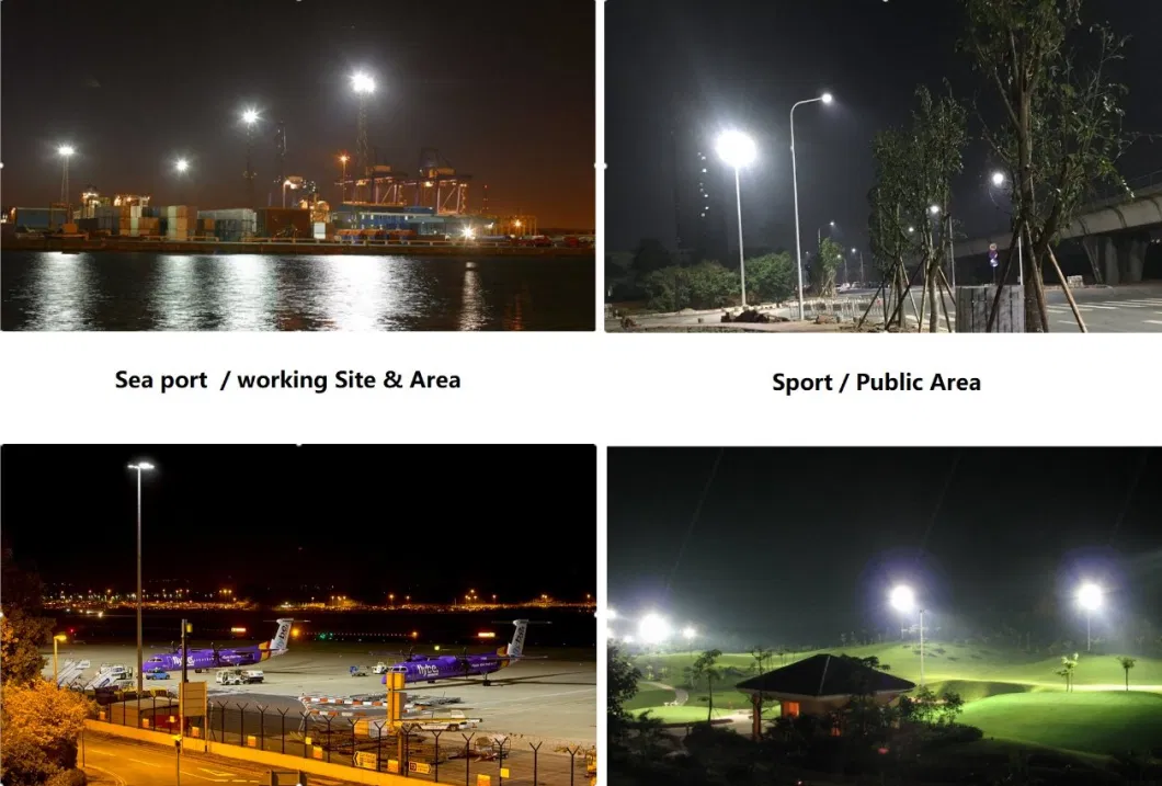 Stadium Flood Lights 500W, 100-277VAC, LED Lighting 6500K, 20deg Optic Beam Spotlight