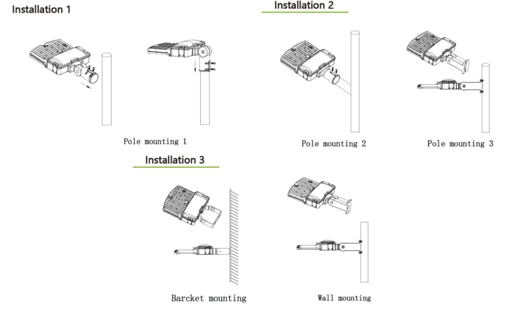 100W Street Light 220V LED Lamp 120-150lm/W Streetlight