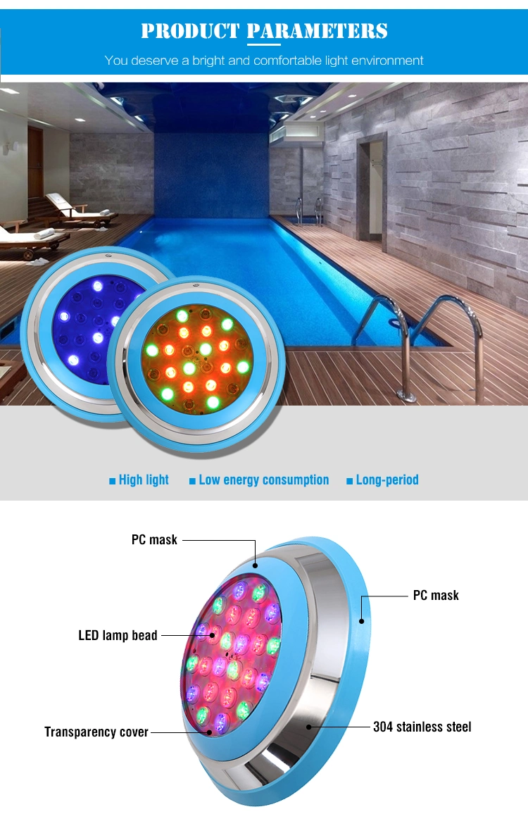 Factory Good Price IP68 Portable Swimming Pool Underwater LED Light