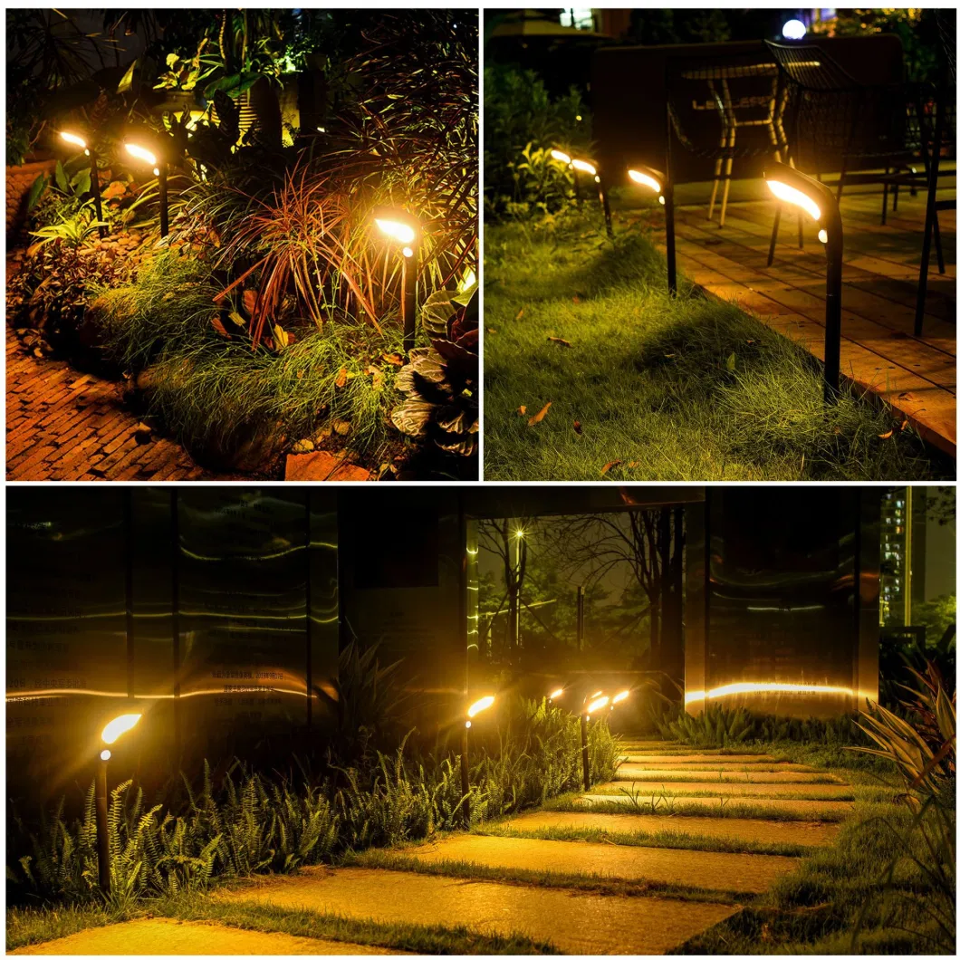 Solar Powered Outdoor Pathway Decoration Landscape Waterproof Lawn Lamp Solar Spot Lights LED Solar Bollard Lawn Garden Lights