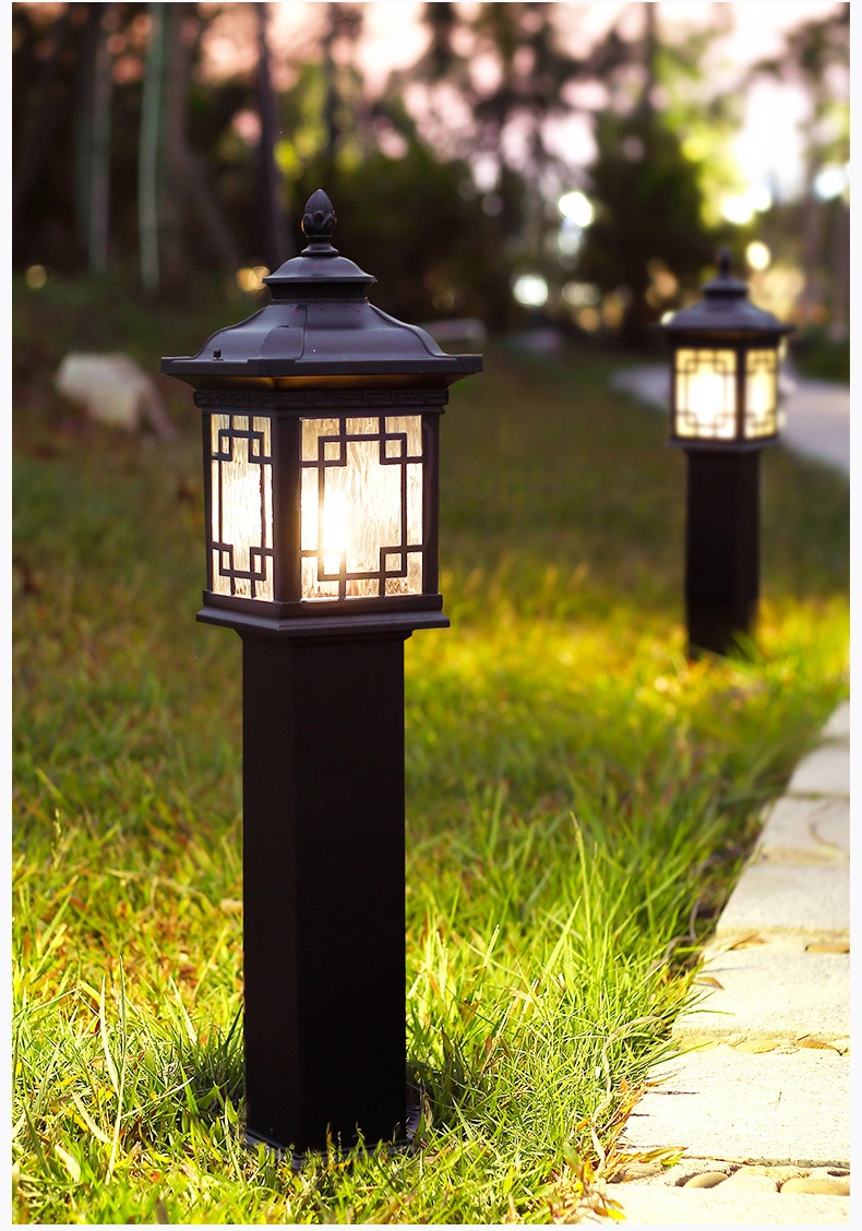 Solar Fence Light Garden Lighting Wall Lamps with Modern Home Decoration