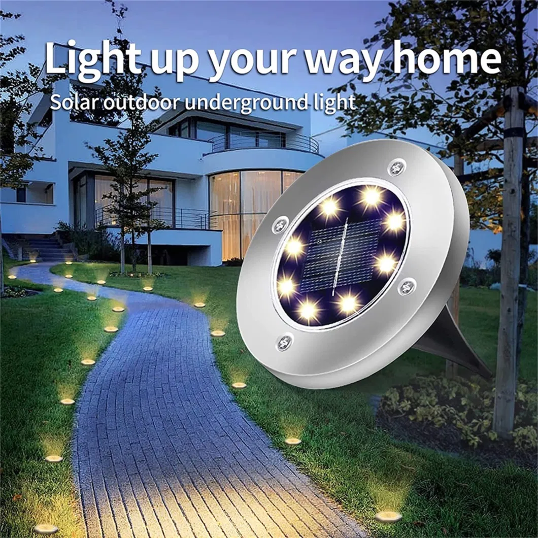 Outdoor Waterproof Lawn Buried Solar Powered Yard Powered Buried Spotlight