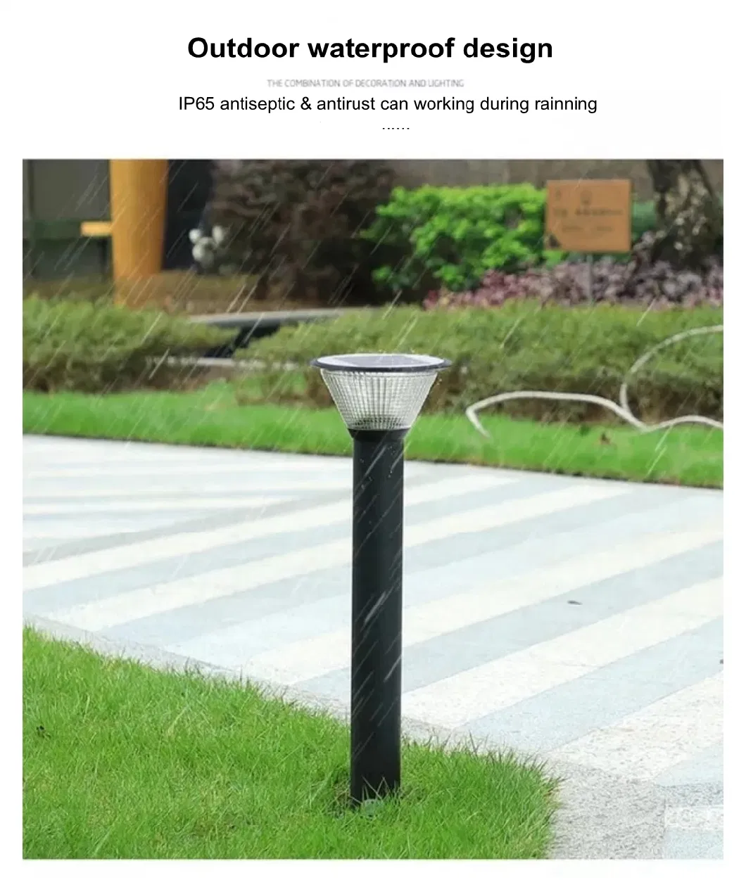 Garden Decoration Solar Bollard Light