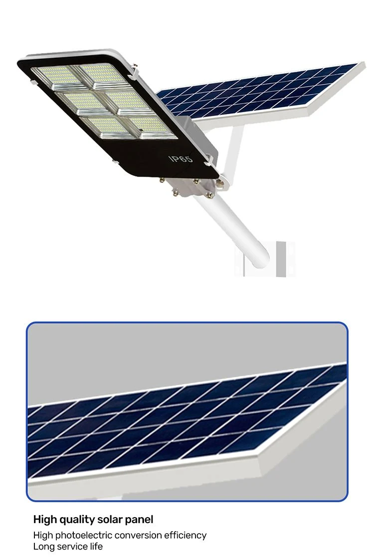 Outdoor Solar Lighting IP65 Wall Lamps with Cheap Price Solar Street Light 200W with Lamp Pole