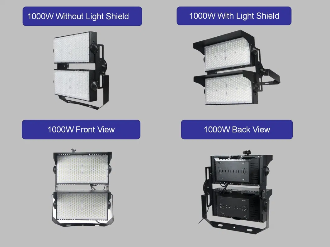 Sports Airport Railway Station Arena Tower Bridge Golf Court High Mast IP65 Cricket Stadium LED 1500 Watt LED Flood Light