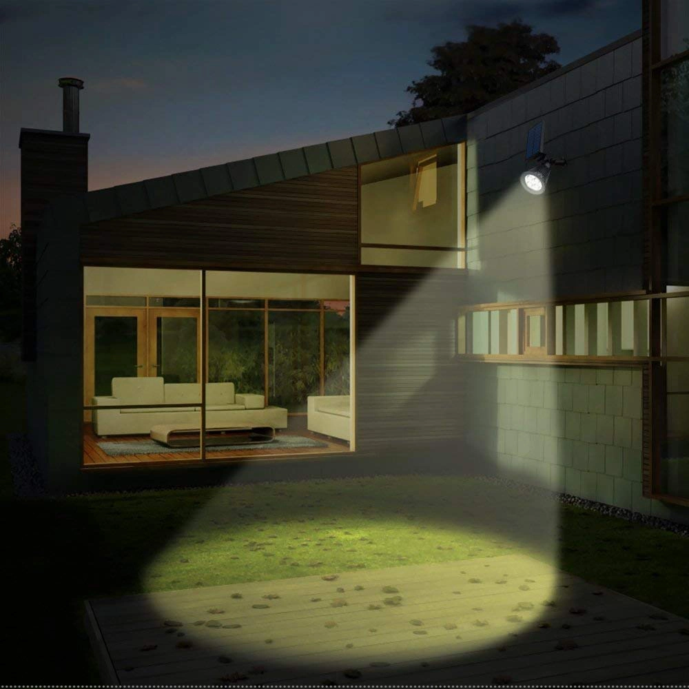 Waterproof IP65 Outdoor 4 LED Solar Spike Light for Landscape LED Outdoor Garden Light