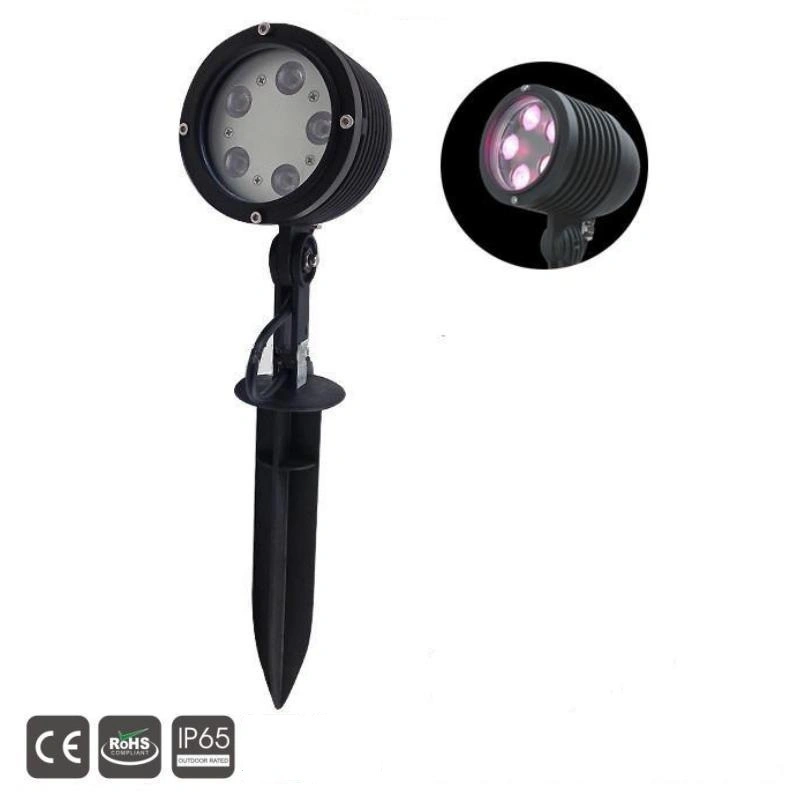 15W IP65 Lawn Light LED RGB Landscape Spotlight