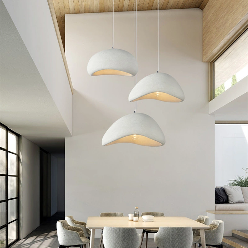 Restaurant Dining Island LED Chandelier Modern Coffee Bar Study Bedroom Lighting Wabi Sabi Pendant Lamp (WH-VP-161)